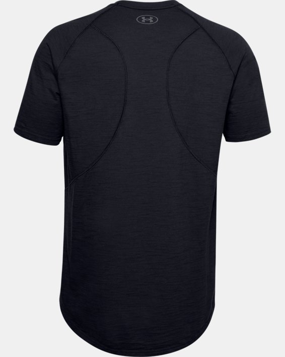 Men's Project Rock Charged Cotton® Short Sleeve, Black, pdpMainDesktop image number 5